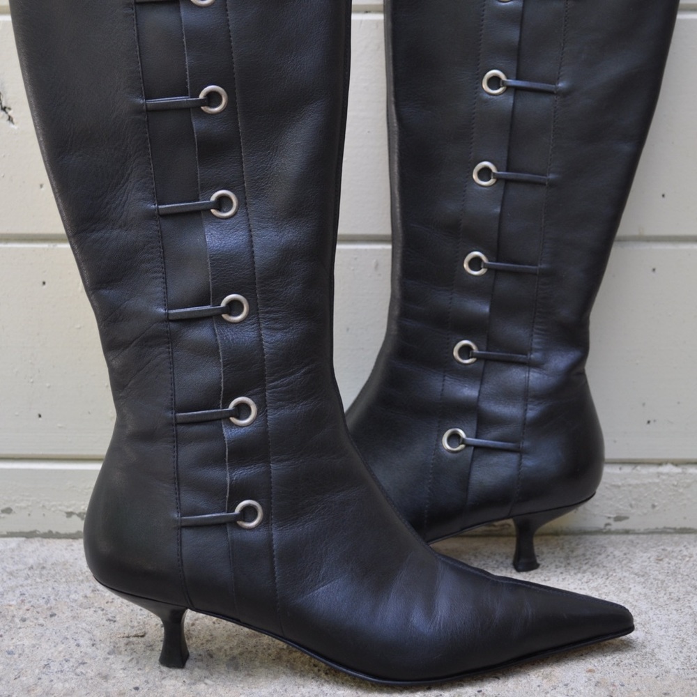 💋KNEE-HIGH LEATHER BOOTS💋